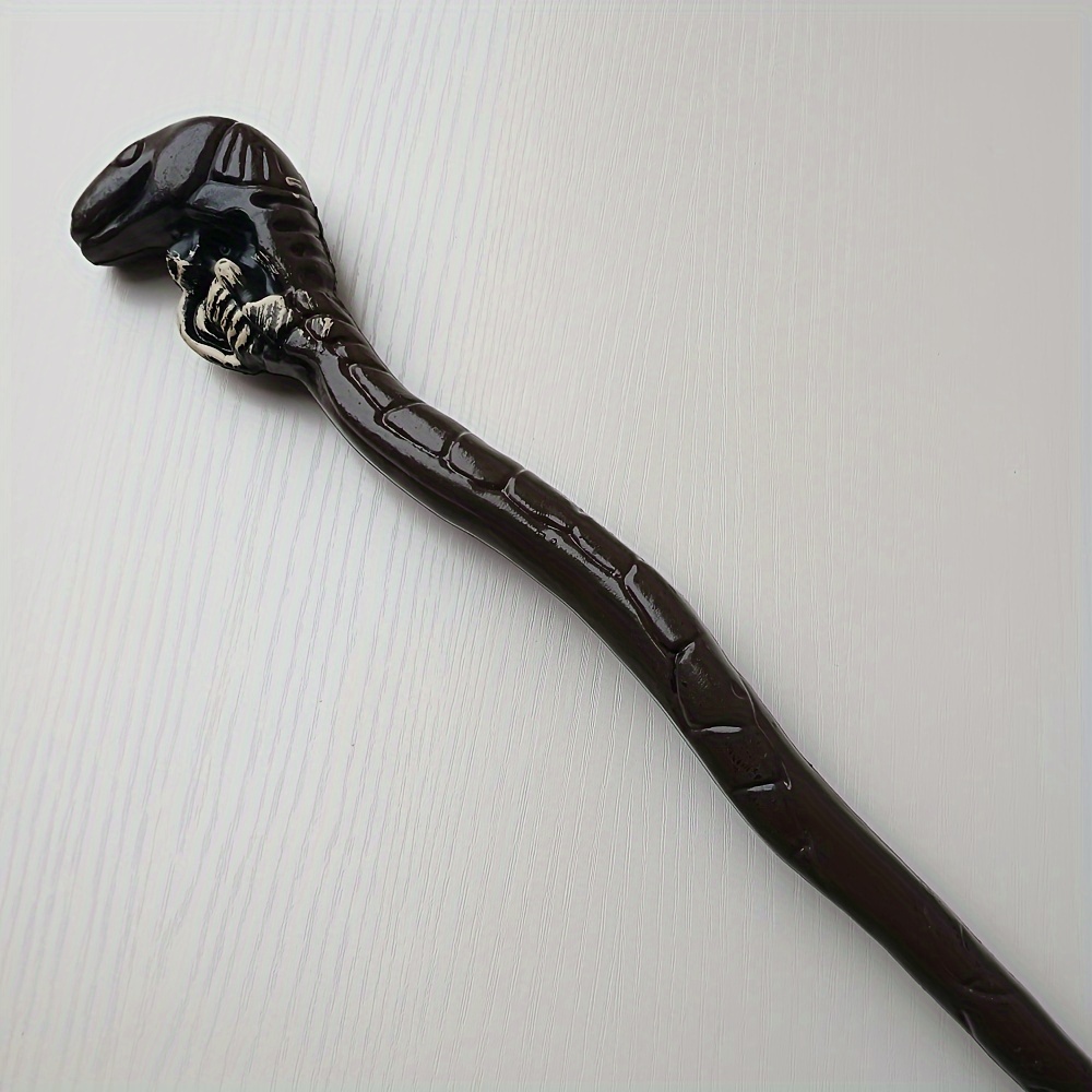 Exquisite Black & Golden Dragon Walking Stick, Elegant Decorative Stick  Cospaly Prop, Vintage Party Walking Cane Crosier 93cm, Photography Props