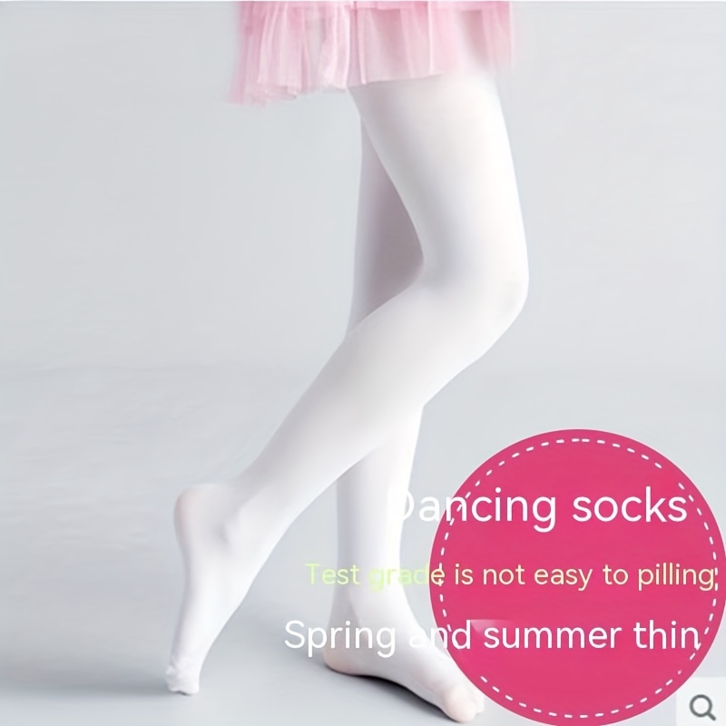 Girls Plain Color Leggings Socks Breathable Comfortable - Temu