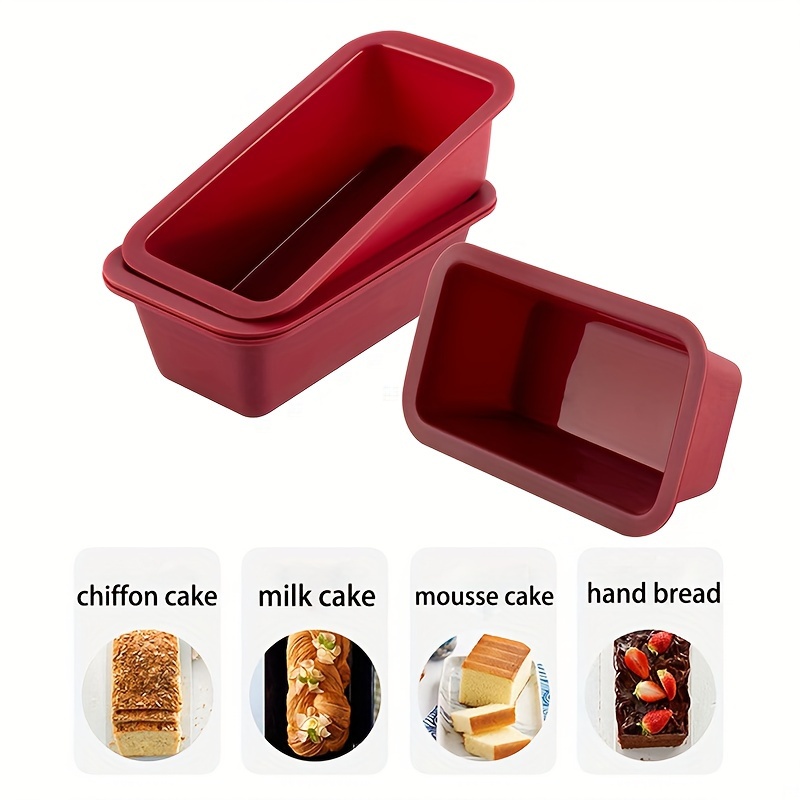 Silicone Mini Loaf Pans Non stick Easy Release Rectangle - Temu