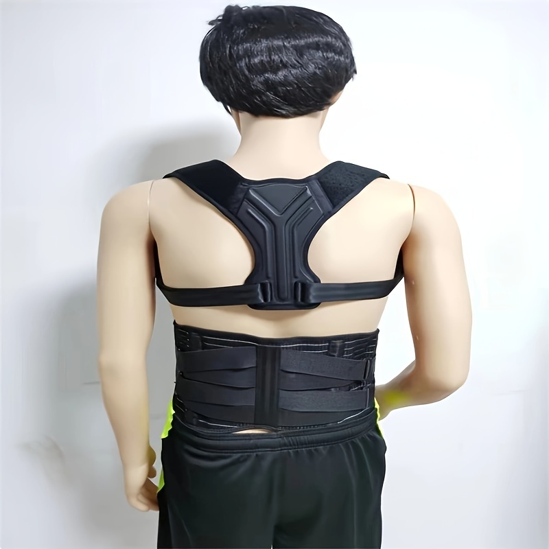 1pc Posture Correction Belt, For Preventing Hunchback, Adult Invisible  Posture Corrector, Breathable Adjustable Posture Correction