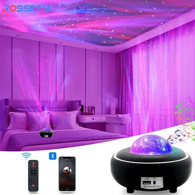 rosssetta star projector galaxy light projector with remote bt control star light projector speaker for bedroom ceiling home decor led light projector for kids adults