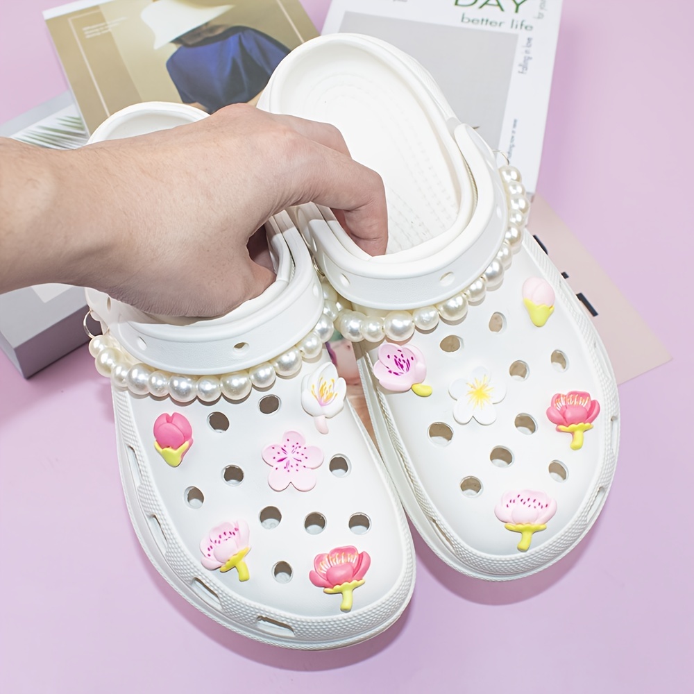 Cute Flower Shoe Charms For Girls Kawaii Croc Charms With - Temu Philippines