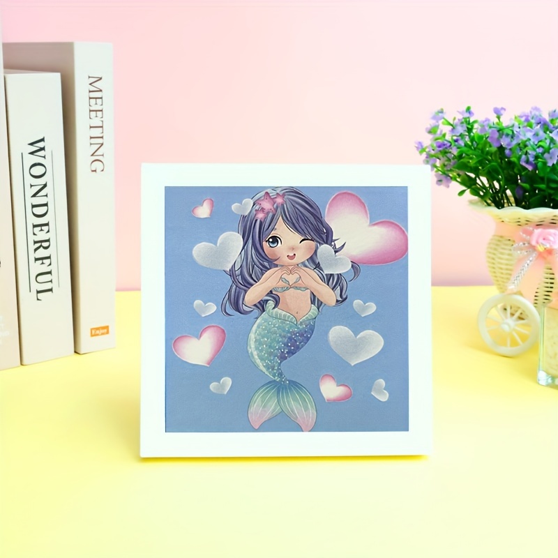 5d Diamond Art Kit For Adults Cartoon Fairy Wall Hanging - Temu