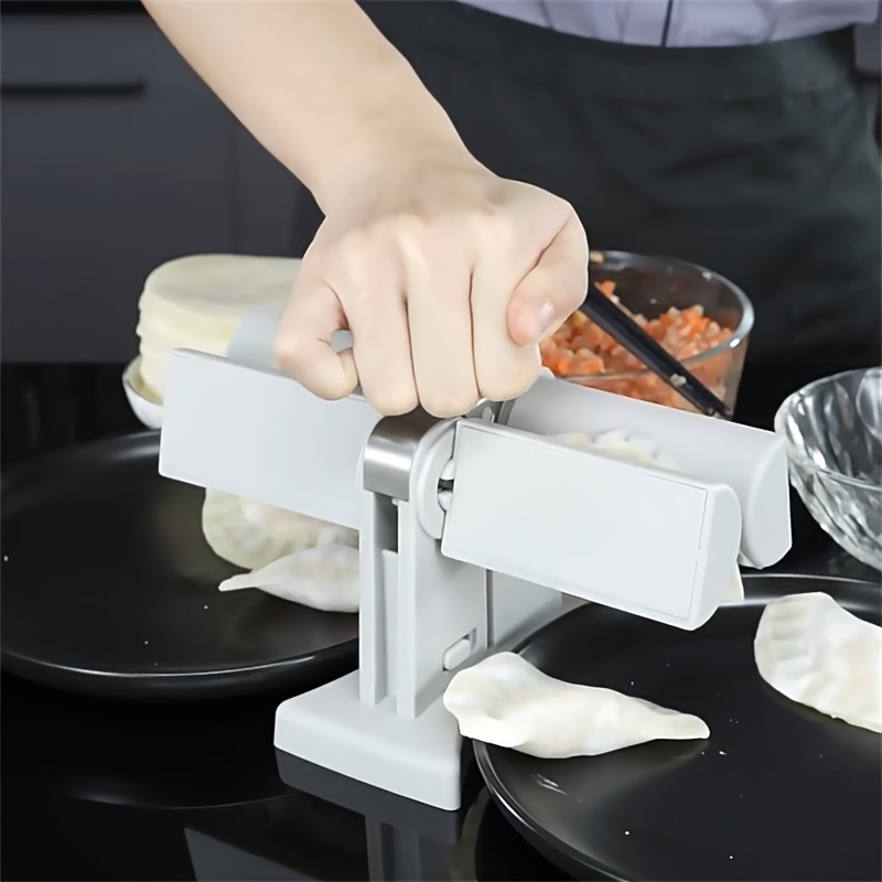 Buy Automatic Dumpling Maker Double Head with Dumpling Mold Ravioli Press  Mold Making Tool, Easy-Tool for Dumpling, Wrap Two at A Time Dumpling Maker  Kitchen Essential Accessories Online at Best Prices in