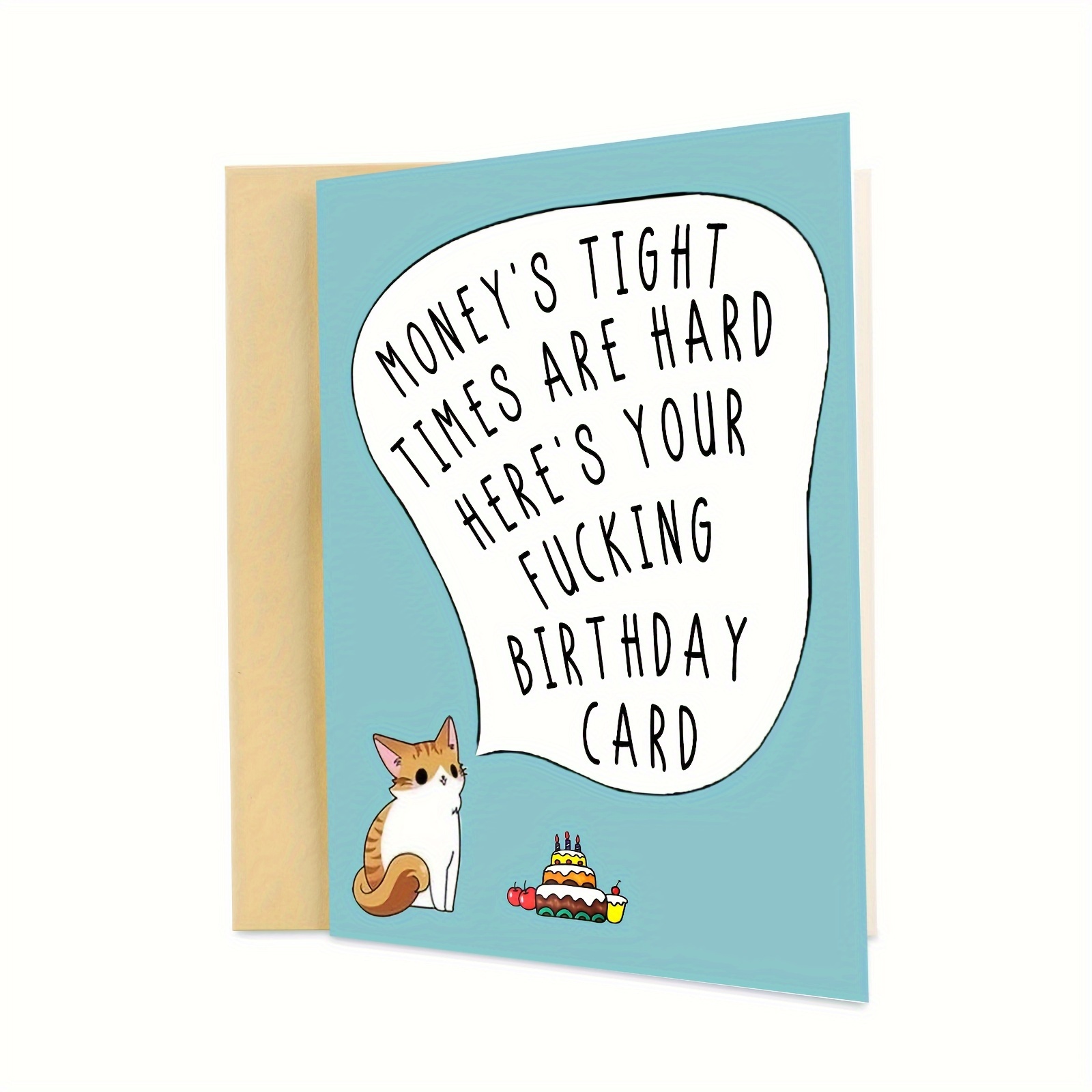 I Think You're The Cat's Pyjamas - Greetings Card - Humour - Cats