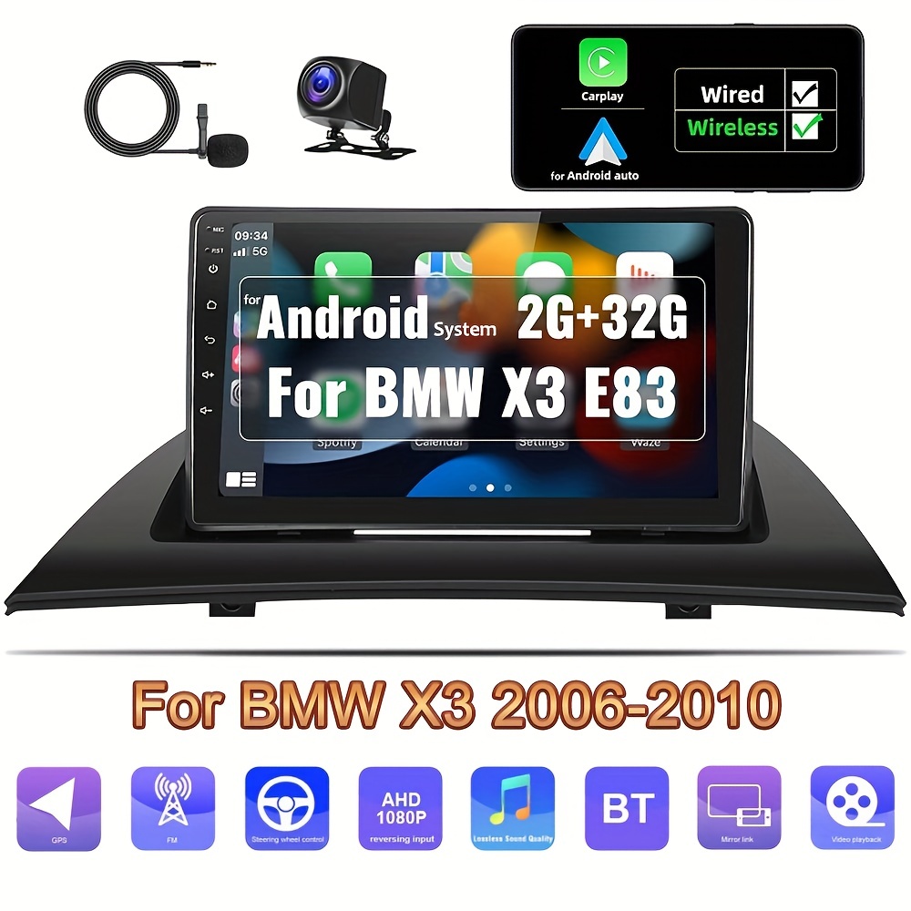 Radio Android GPS DVD 2 DIN 7 para BMW E46 Mirrorlink