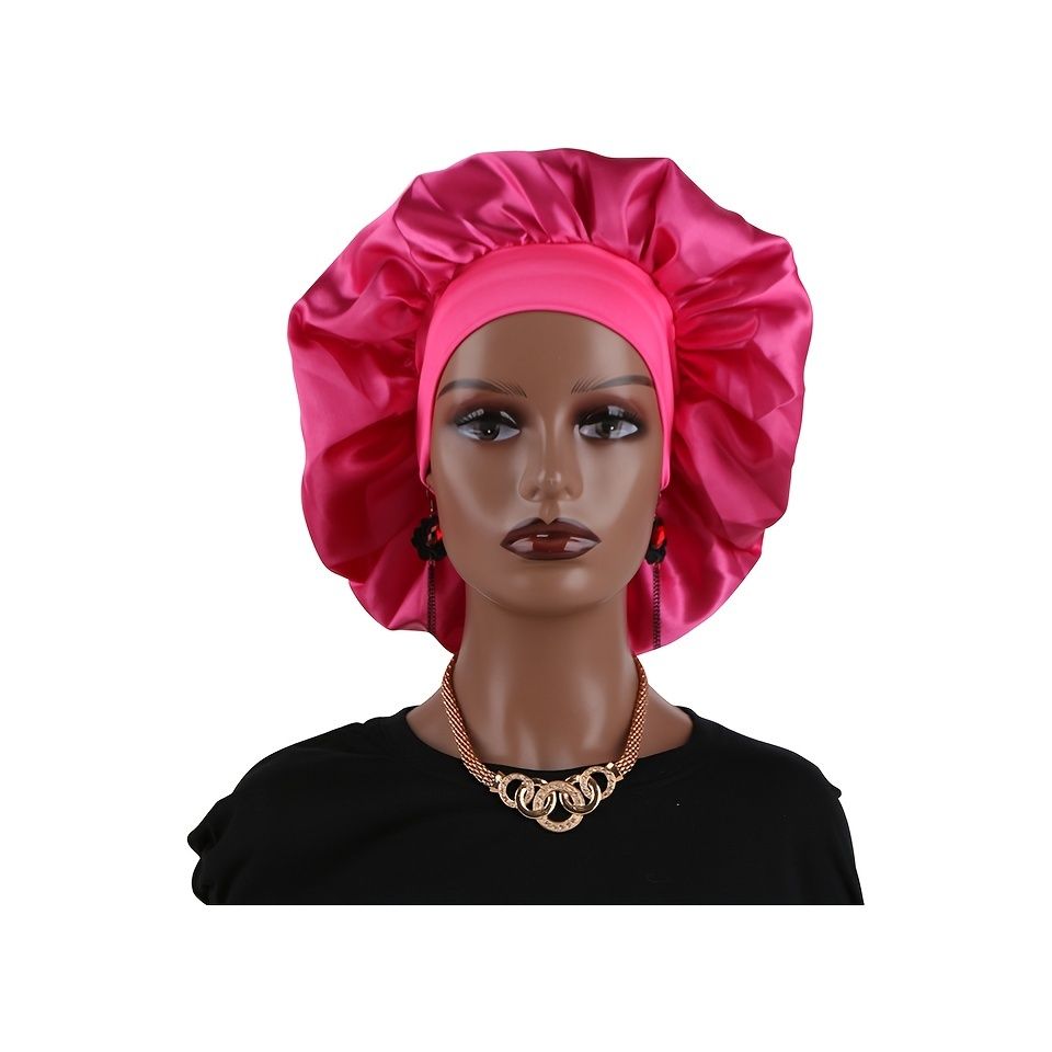 Hair Bonnet Sleep Bonnet Soft Silk Bonnet With Elastic Band For Curly Hair  Satin Bonnet For Women Breathable Comfortable Bonnet | Check Out Today's  Deals Now | Temu