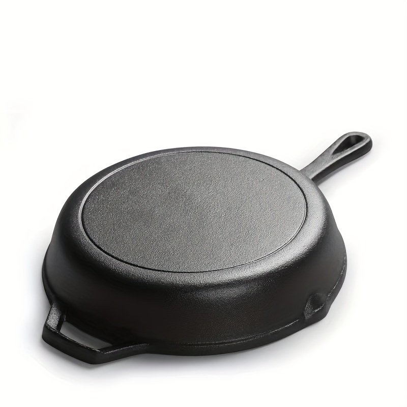 

1pc, Nonstick Frying Pan (12''), Cast Iron Skillet, Egg Fry Pan, Grill Pan, For Gas Stove Top And Induction Cooker, Cookware, Kitchenware, Kitchen Supplies, Kitchen Items