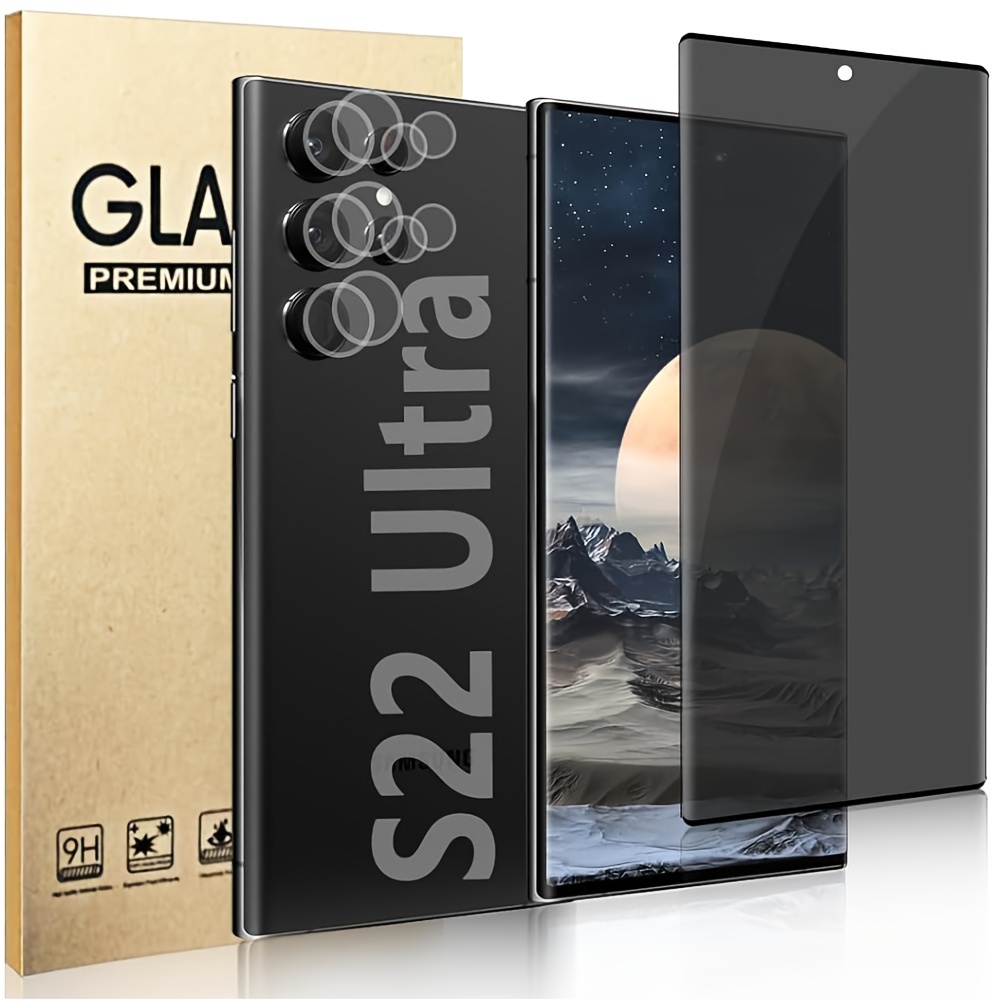 2+ ] Galaxy S21 Privacy Glass Screen Protector Camera - Temu