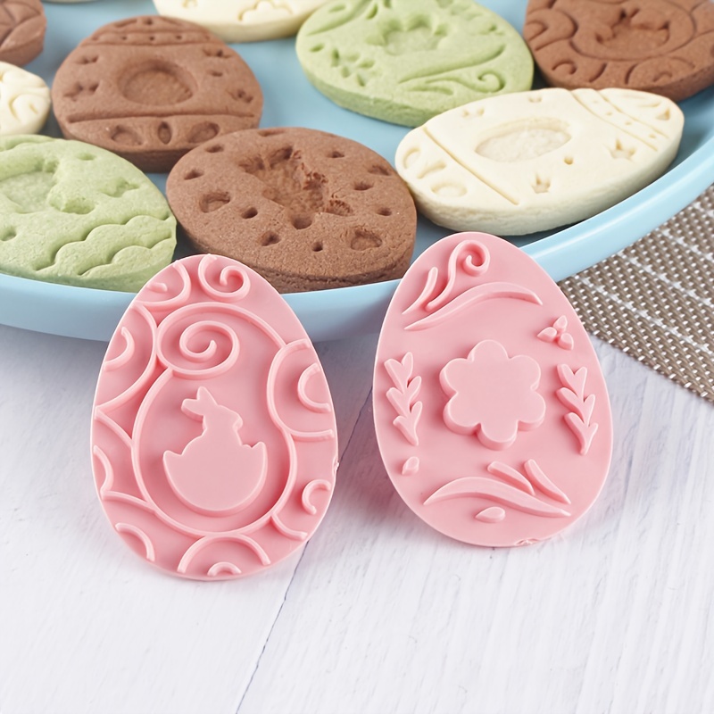 Easter Plastic Cookie Mold Cutter Rabbit Egg Biscuit Cutter Decor 3D  Cartoon Bunny Baking Tools Easter Party DIY Decoration 2023