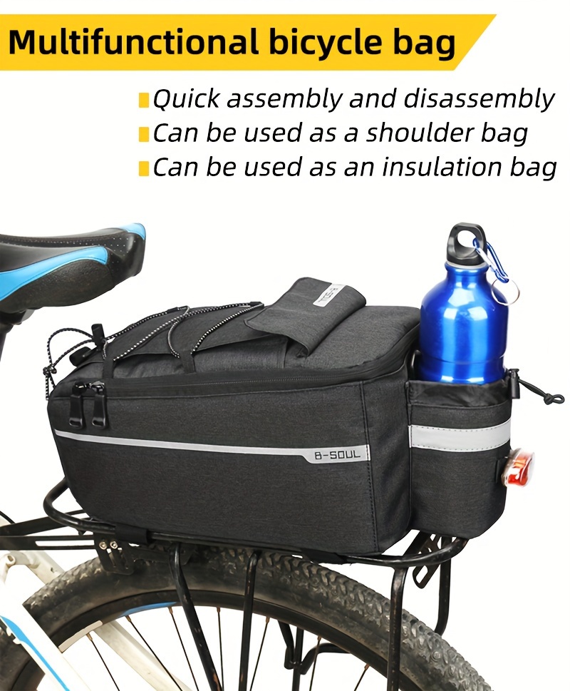 Bicycle insulated outlet backpack