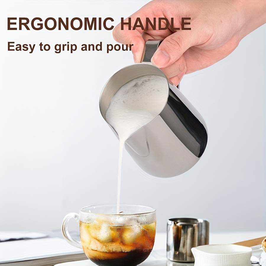  Milk Frothing Pitcher, Stainless Steel Art Creamer Cup