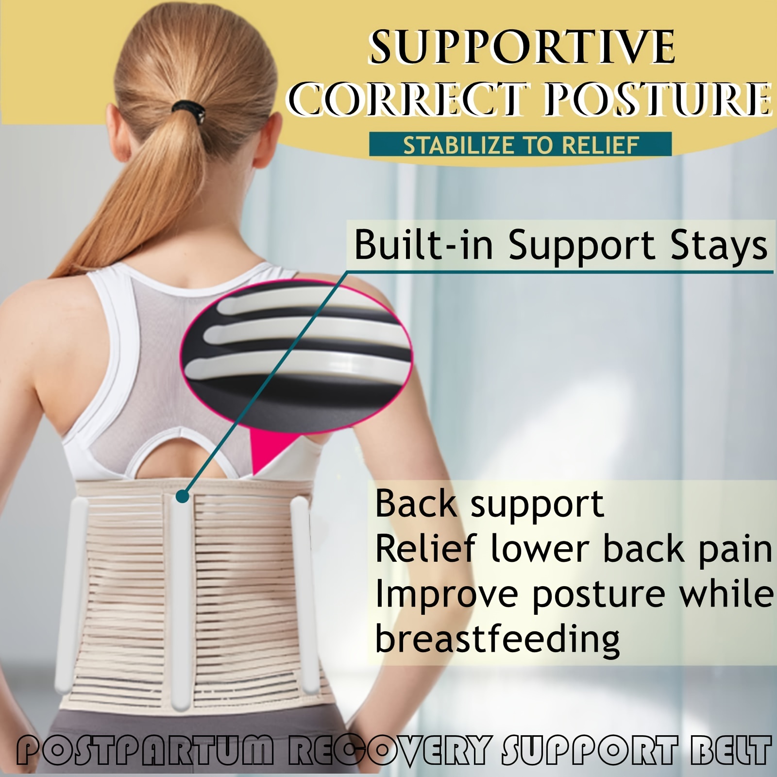 Get Back In Shape Quickly Postpartum Belly Band C section - Temu