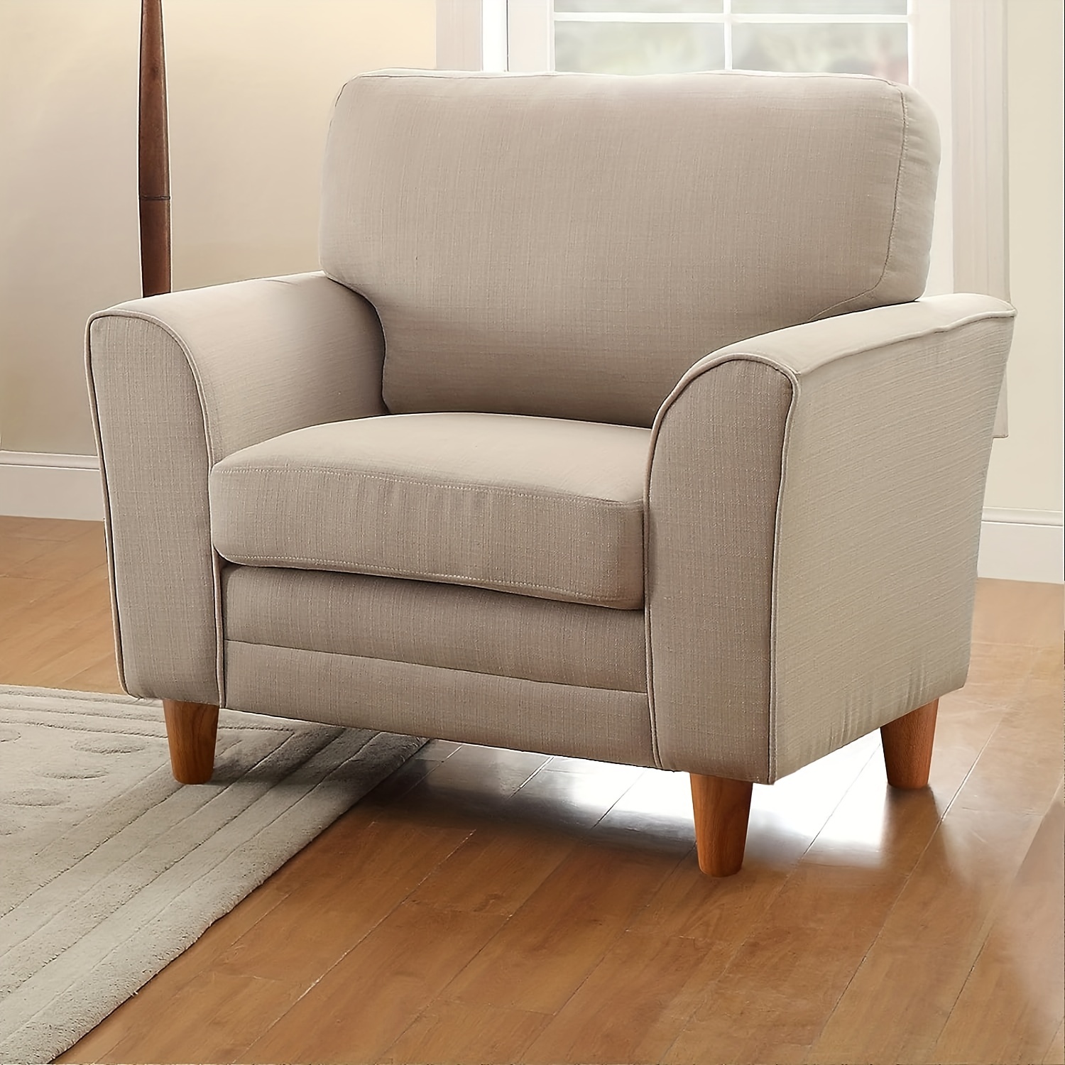 Patas de madera para muebles de 2 a 4 pulgadas, patas de repuesto modernas  de madera maciza para sofá, sillón, sillón, patas de gabinete para muebles