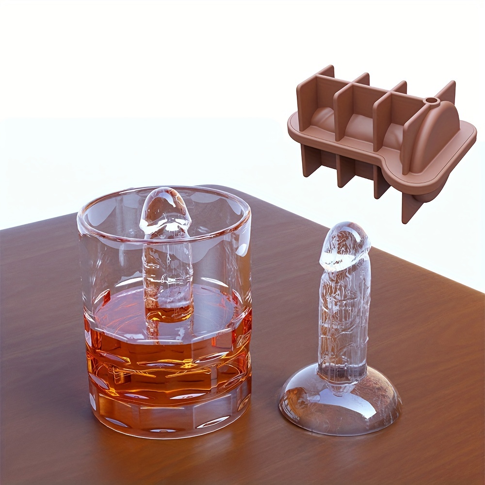 Ice Cube Molds Trays, 3D Funny Ice Molds | Funny Ice Mold for Home Bar  Whiskey Cocktails Beverages Iced Tea,2Pcs