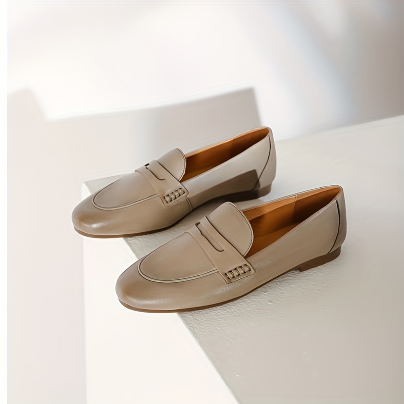 Women's Retro Penny Loafers, Soft & Versatile Slip On Flat Shoes, Casual  Daily Wear Shoes - Temu Netherlands