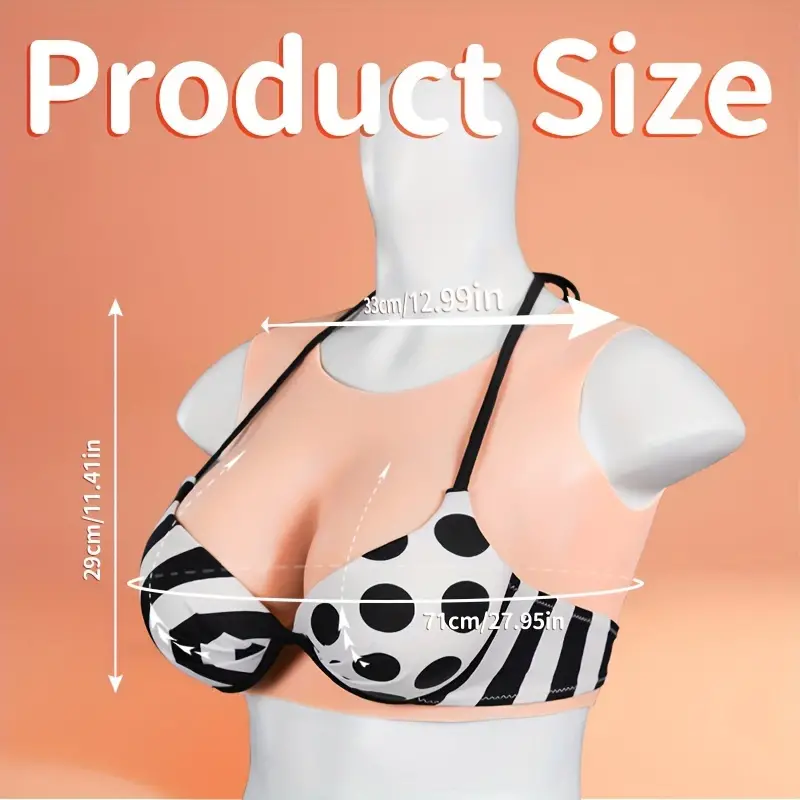 C/d/f Cup Silicone Breasts Male Wear Soft Touch Skin Texture