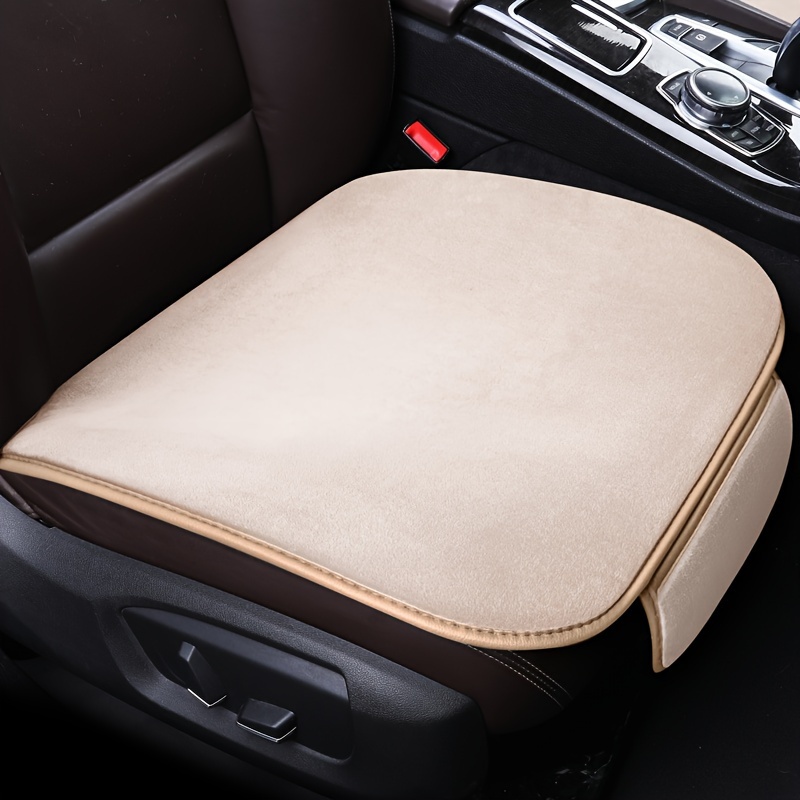 Winter New Car Seat Cushion Warm Short Plush Encryption - Temu