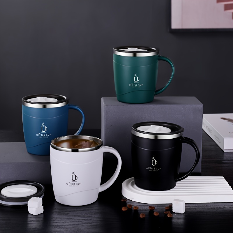 Double wall stainless steel coffee cup 300ml portable Thermo travel mug  coffee jug double milk tea cups Office water cups