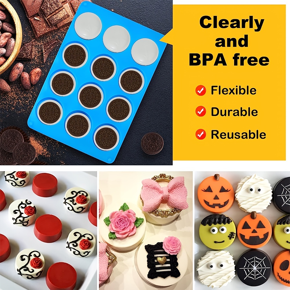 Silicone Chocolate Candy Molds - Non Stick, BPA Free, Reusable 100