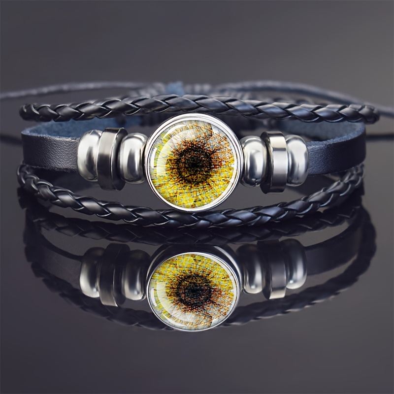 Sunflower bangle sale bracelet