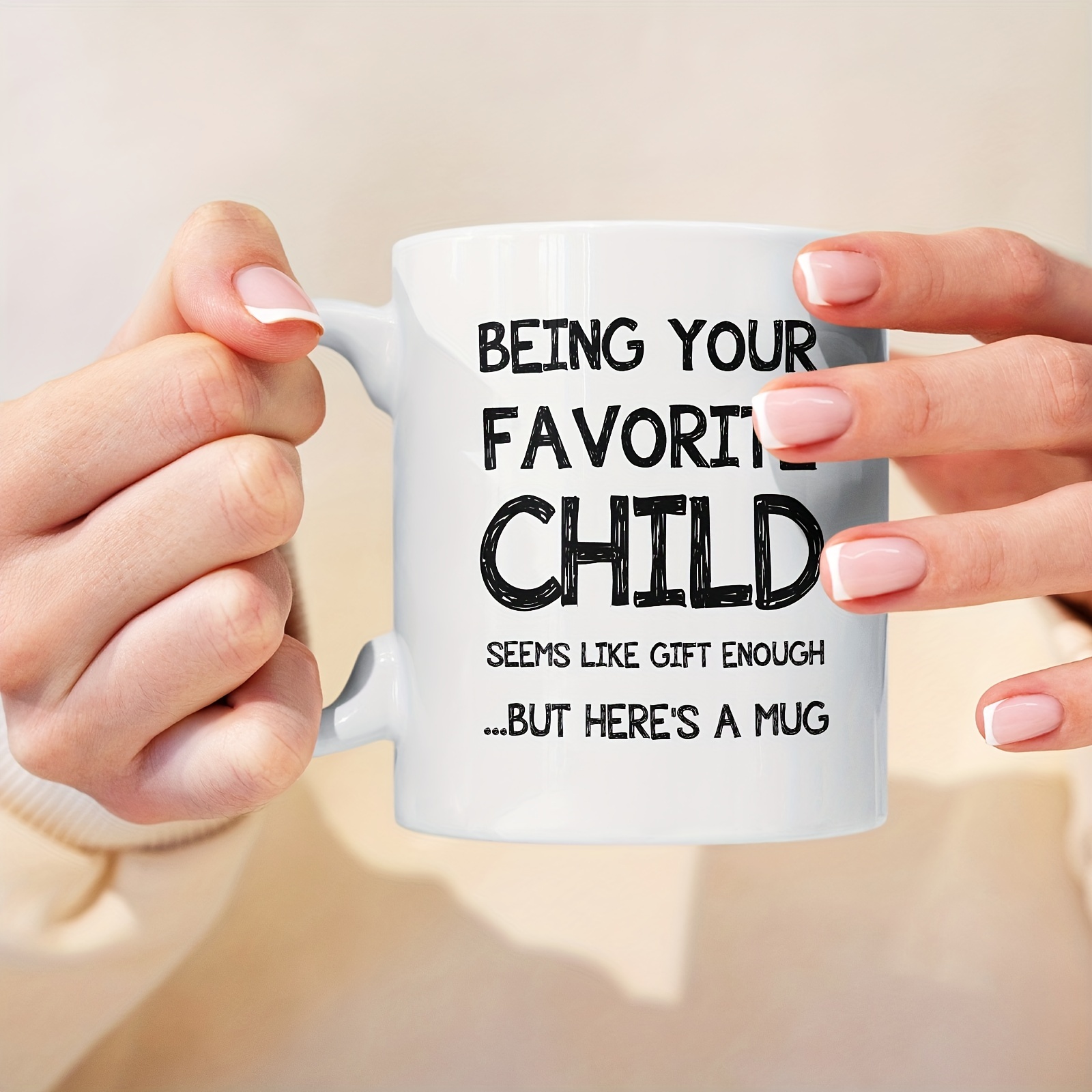 Favorite Child Coffee Mug Gift for mom, Christmas gifts for parents, g –  Joyful Moose