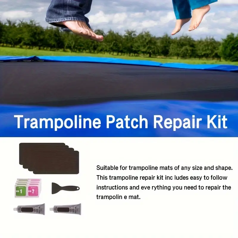 Trampoline Mat Repair Kit - Repair Holes or Tears