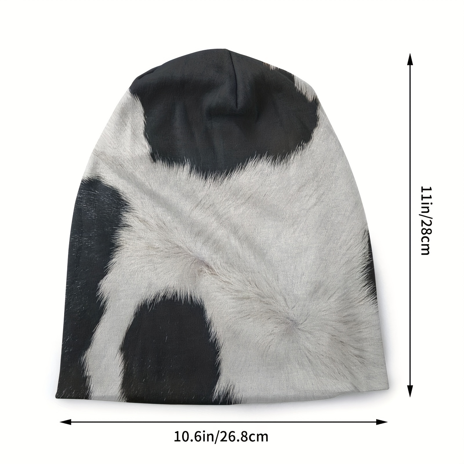 1pc Animal Skin Fur Pattern Skullies Mens Outdoor Beanies For Winter -  Jewelry & Accessories - Temu