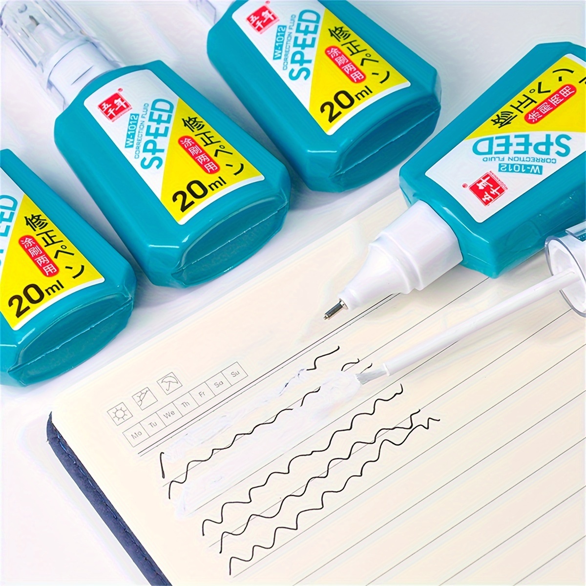 Correction Fluid: Correction Supplies, Two Purposes For Brushing, Writing  Correction Fluid, Privacy Protection, Correction, Painting, Touch Up -  Perfect Office/school Supplies - Temu