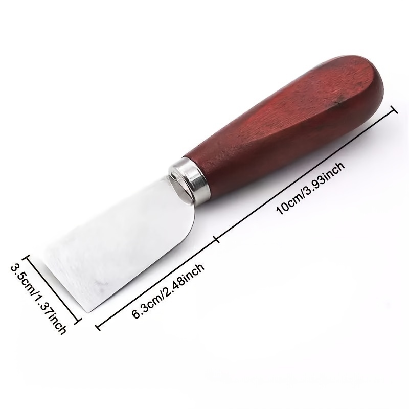 1pc Professional Leather Craft Cutting Knife Diy Craft Knife Polishing  Cutting Tool High Speed Steel 37mm Wide Blade Right Hand Knife Leather Tool  Manual Leather Cutting Knife Leather Art Trimming Leather Cutting
