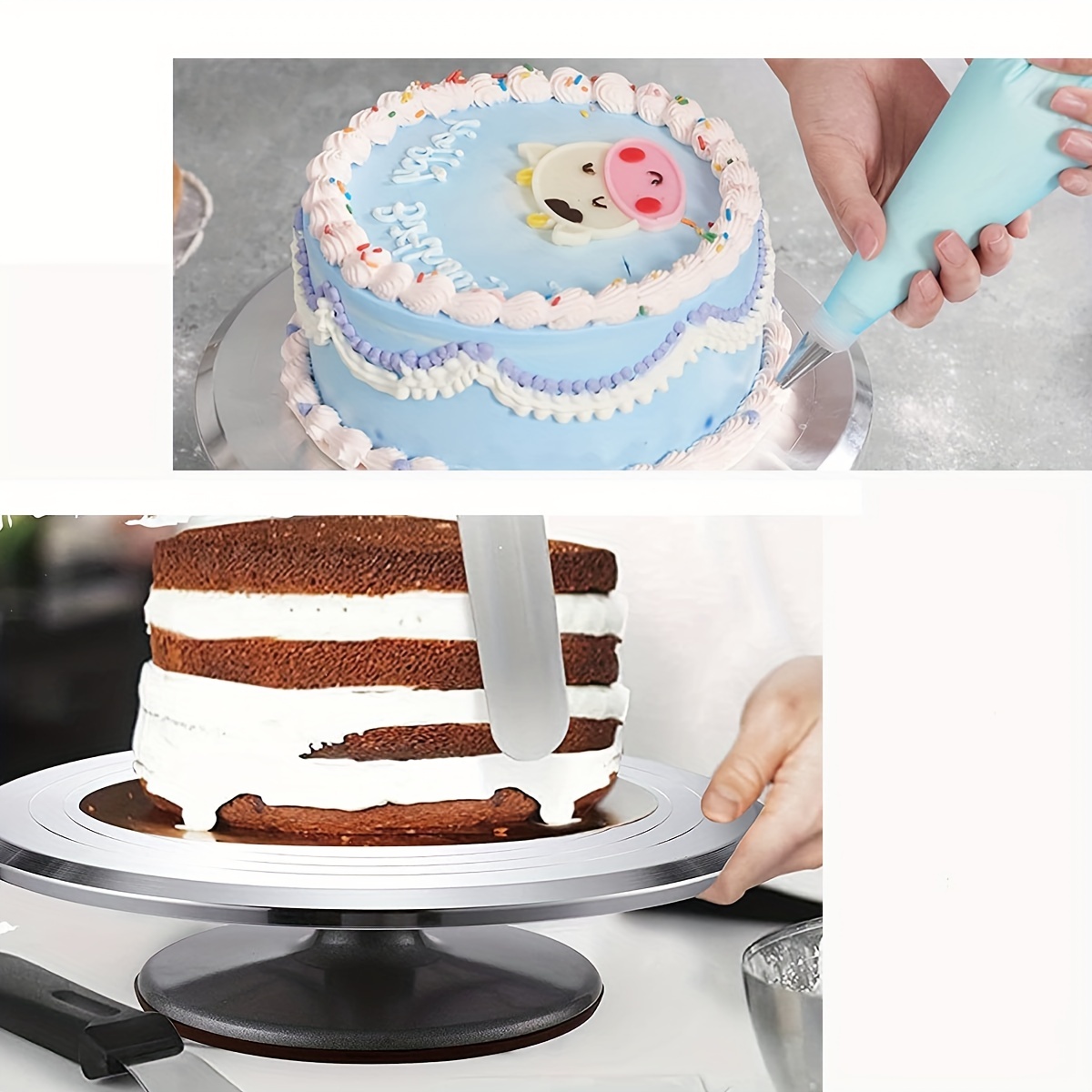  Soporte giratorio para decoración de pasteles
