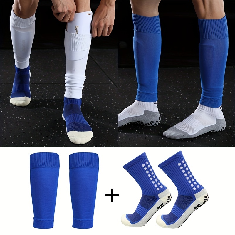 2Pcs Leg Compression Sleeve Football Calf Sleeve Soccer Grip Socks