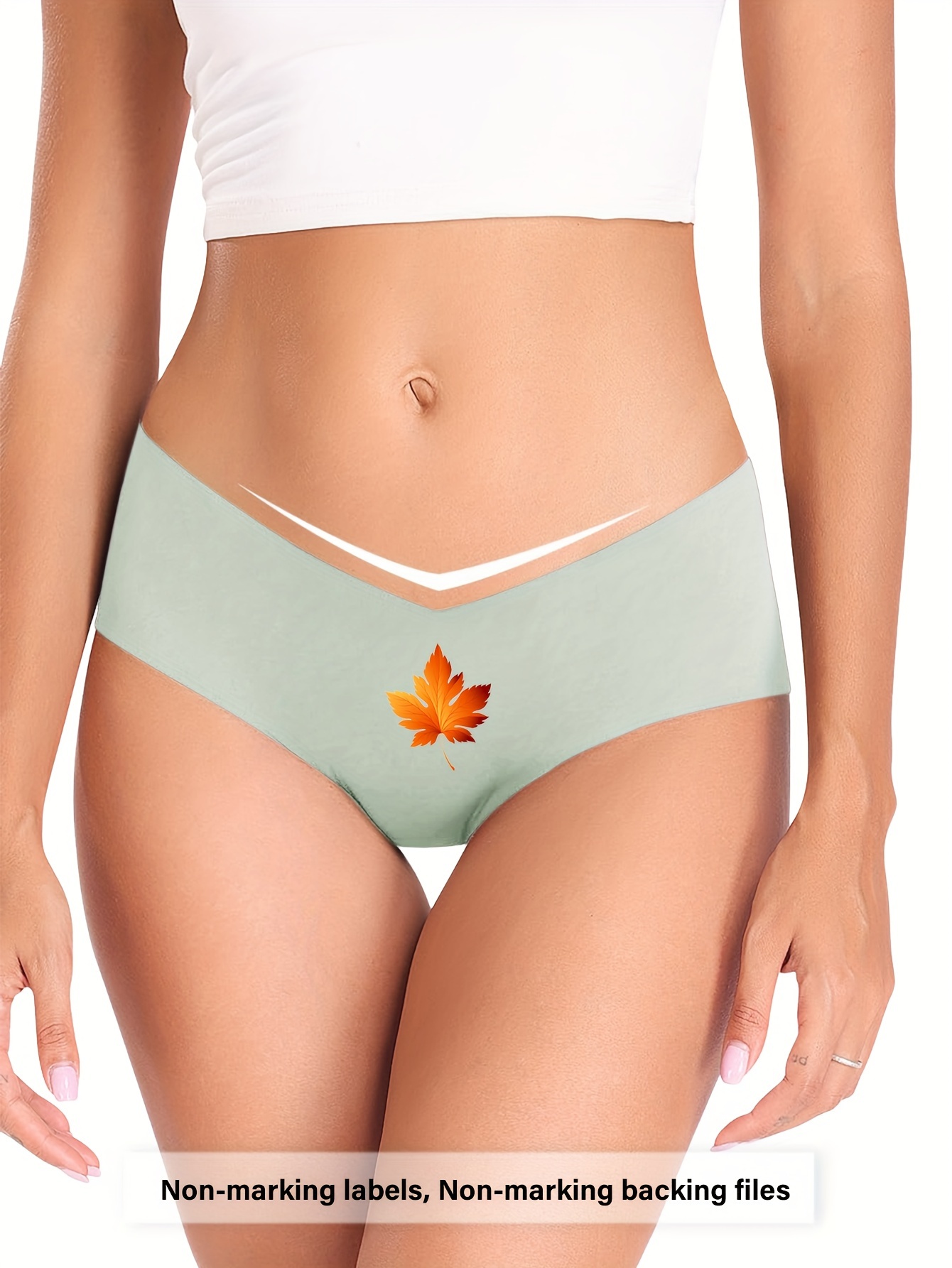 Maple Leaf Print Red Briefs Comfy Breathable Stretchy - Temu Canada