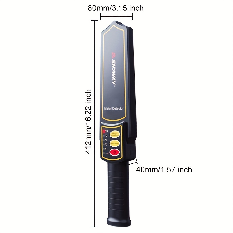 Rechargeable Metal Detector Handheld Security Scanner - Temu