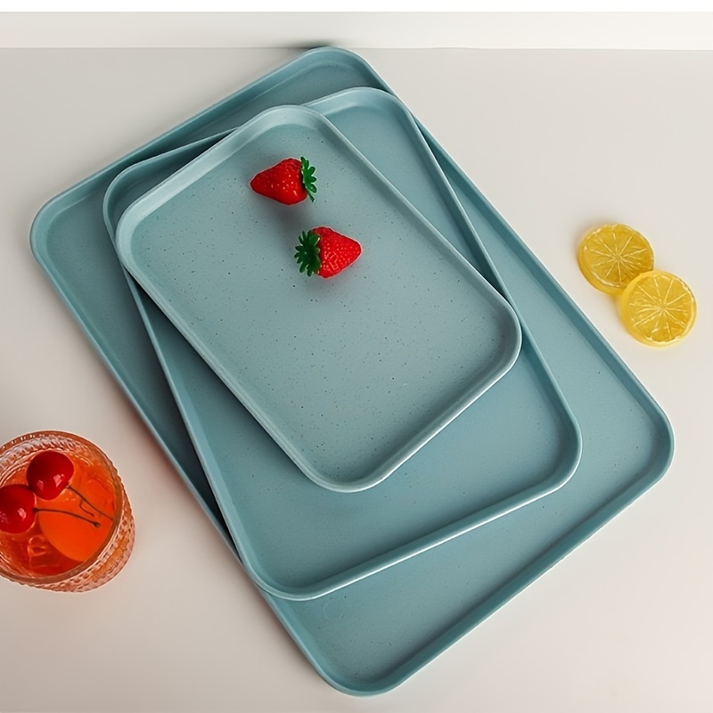 Reusable Breakfast Tray Rectangular Serving Tray Fruit - Temu