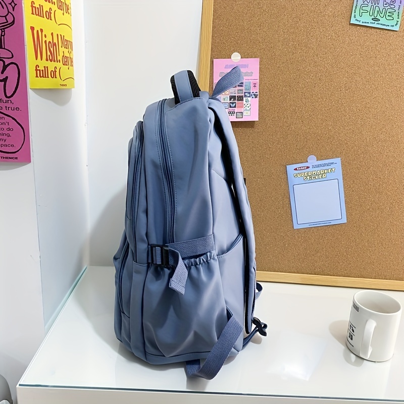 Large Capacity Mutli-pocket Backpack, Cute Duck Pendant Bookbag, Perfect School  Bag For Student Commuting - Temu