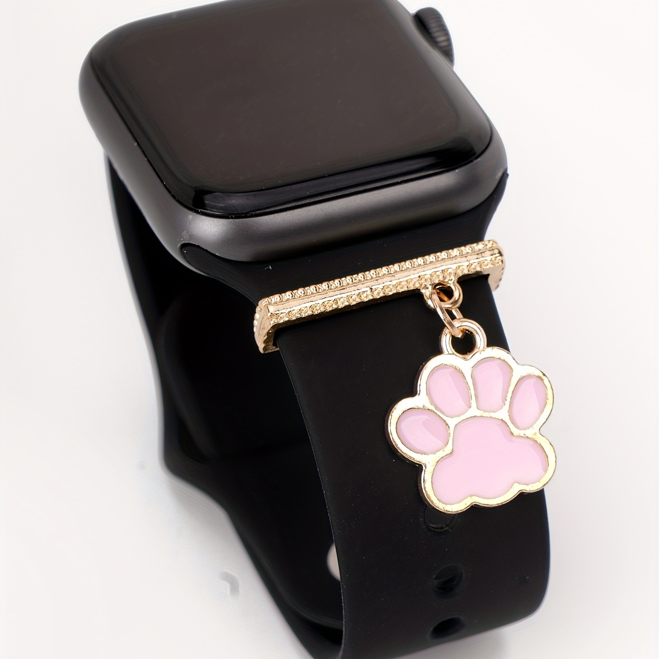 Cute Dog Paws Watch Band Charms Decoration Ring Metal Nails Temu