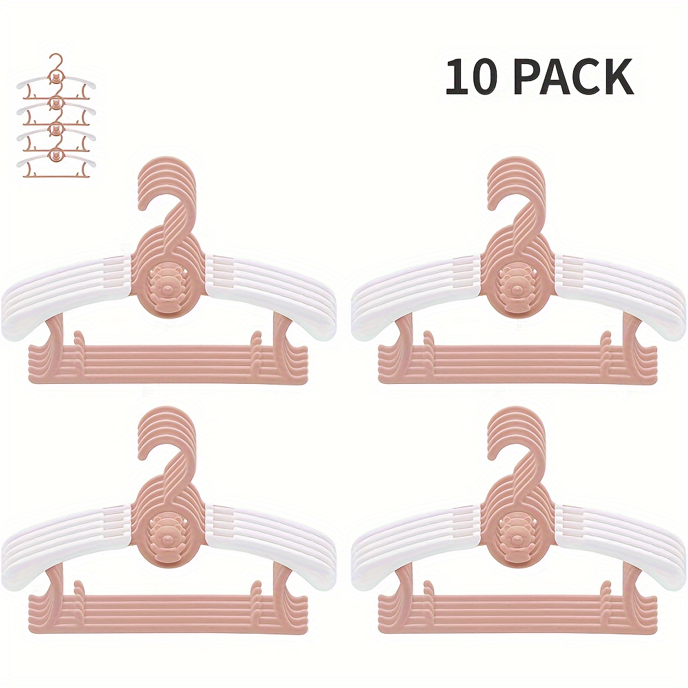 Baby Closet Hangers Rack Extendable Baby Clothes Hanger Ultra Thin Non-Slip  Laundry Infant Pant Hanger Kids Clothes Coat Hanger