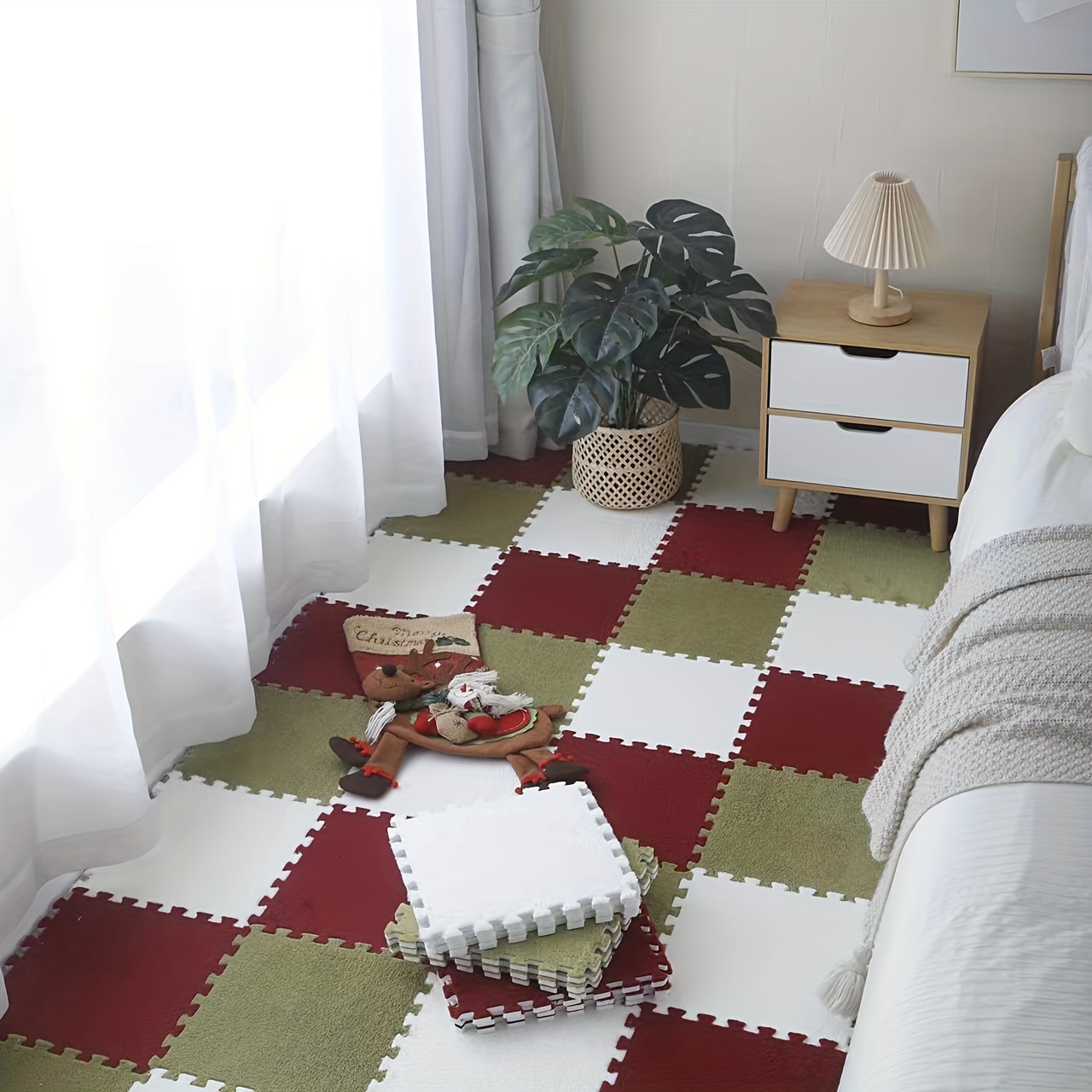 Home Decor Anti-Slid Winter Printed Floor MatStyle 2 / 100 X 150CM