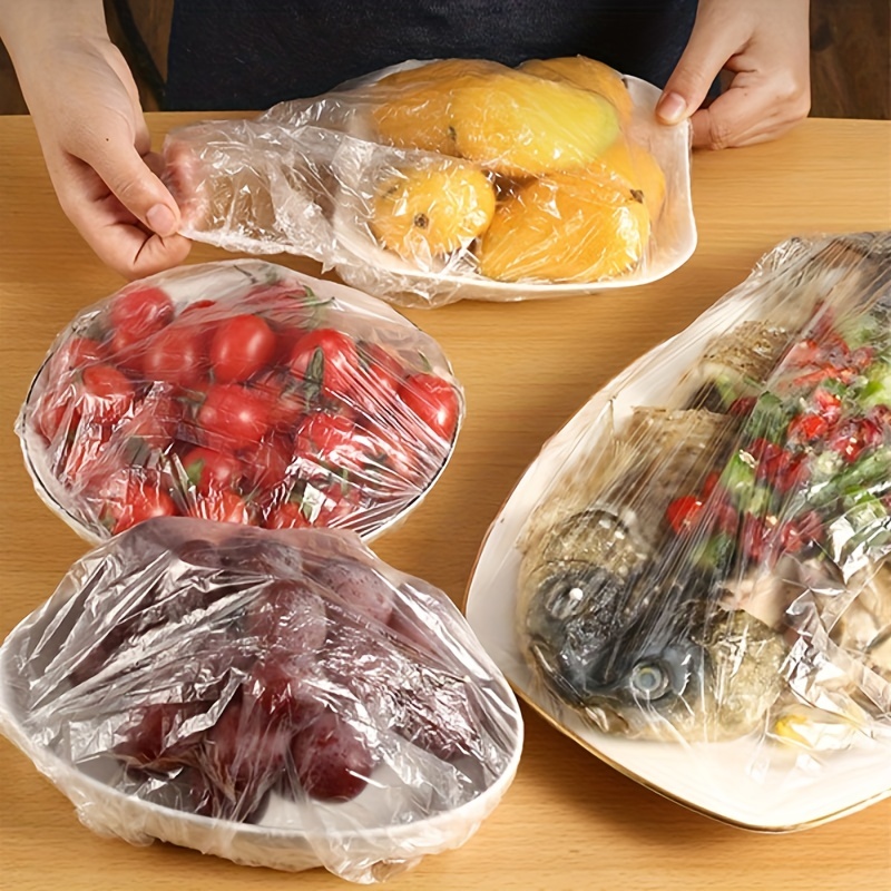 100 sacs de conservation des aliments réutilisables élastiques a