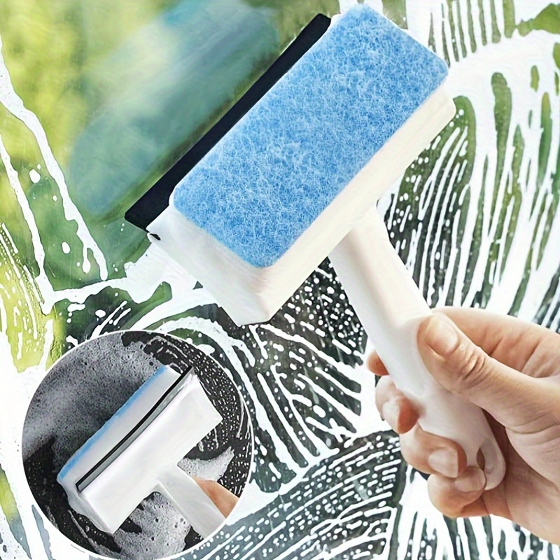 Car Wash Abnehmbarer Doppelseitiger Glaswischer Langer Griff