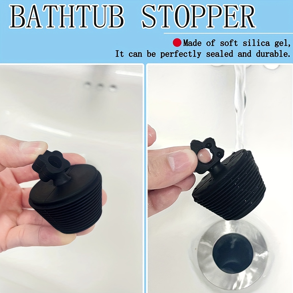 Tapón de bañera universal sin cadena para desagüe de fregadero lavabo ducha  baño