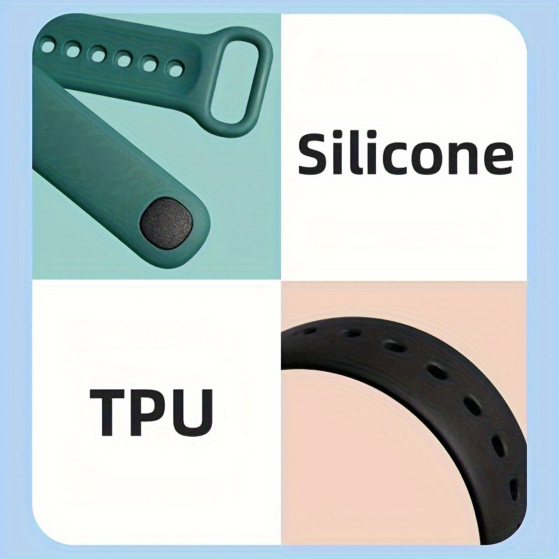 Watch Strap Silicone Strap Wrist Band for Xiaomi Band 8 Active, Redmi Band 2