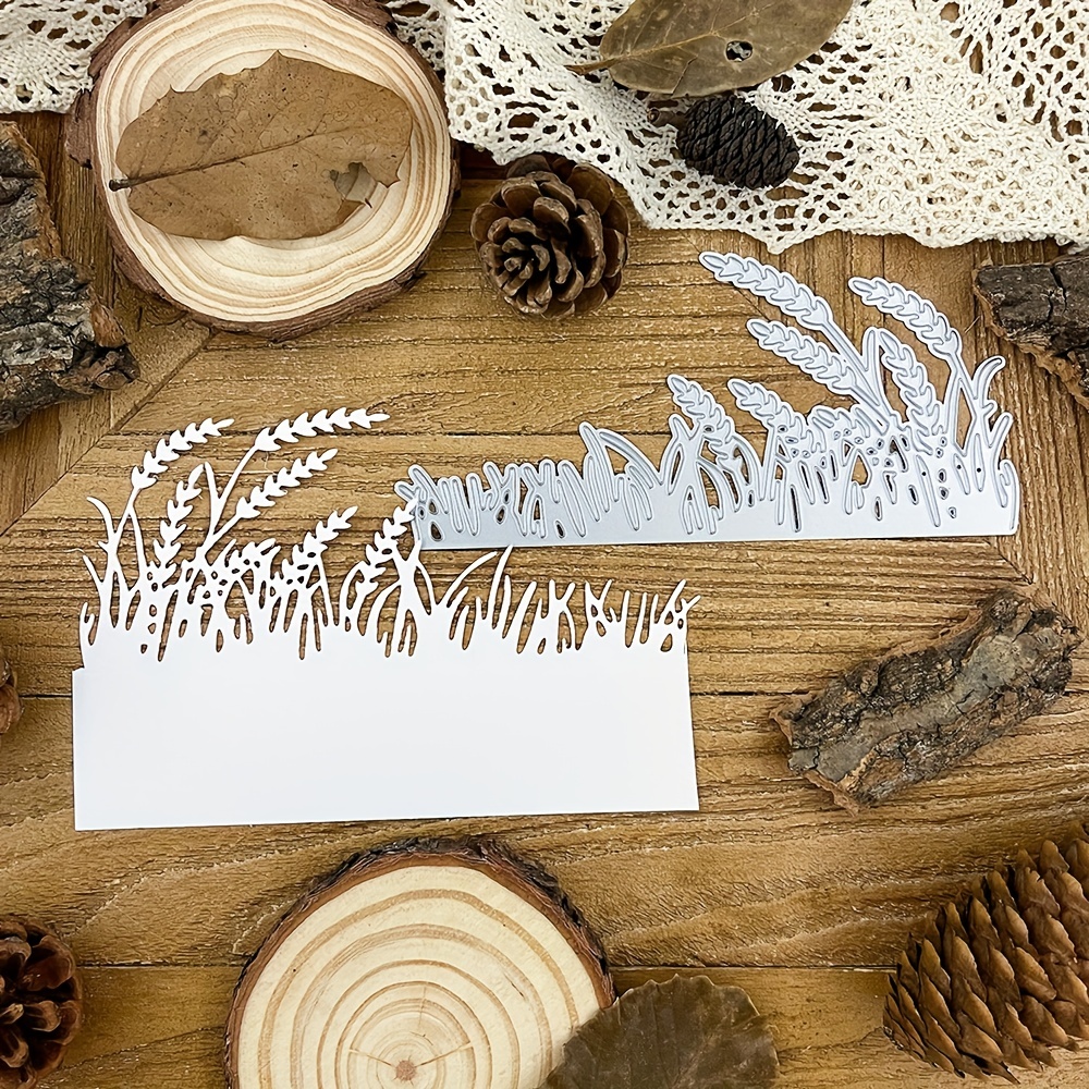 

River Reed Grass Silhouette Metal Cutting Dies Diy Scrapbooking Album Greeting Cards Home Decoration Eid Al-adha Mubarak