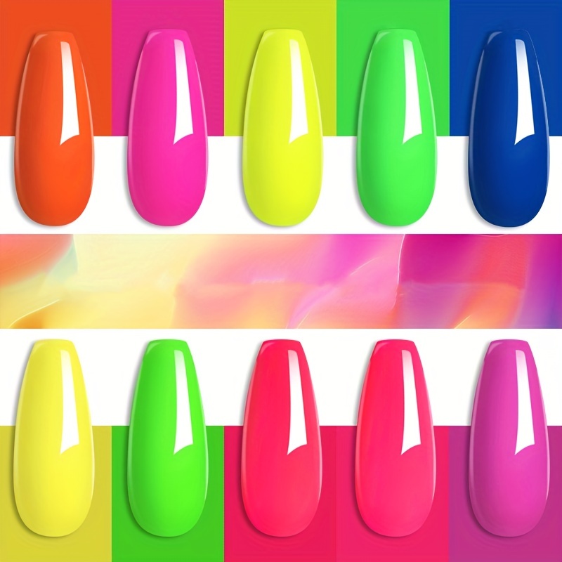 10ml Multi-Color Semi-Permanent Gel Nail Polish with Soak Off LED/UV Technology for Home Salon Nail Art DIY