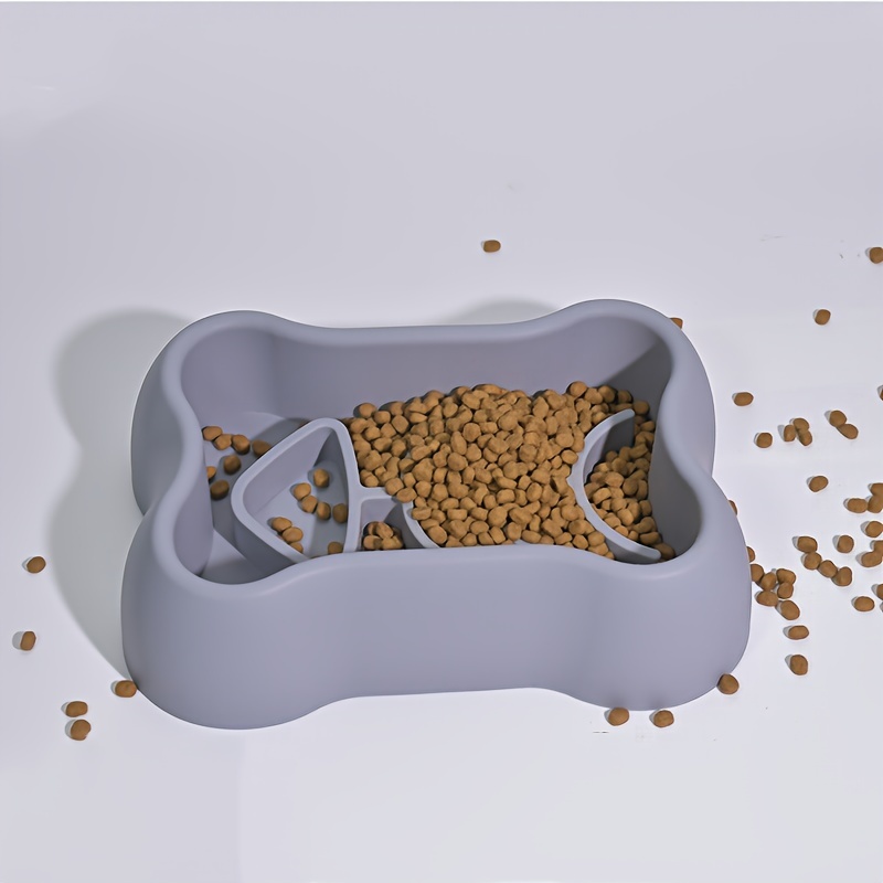 Cat Feeder Slow Feeder Cat Bowl Fish Shaped Silicone - Temu