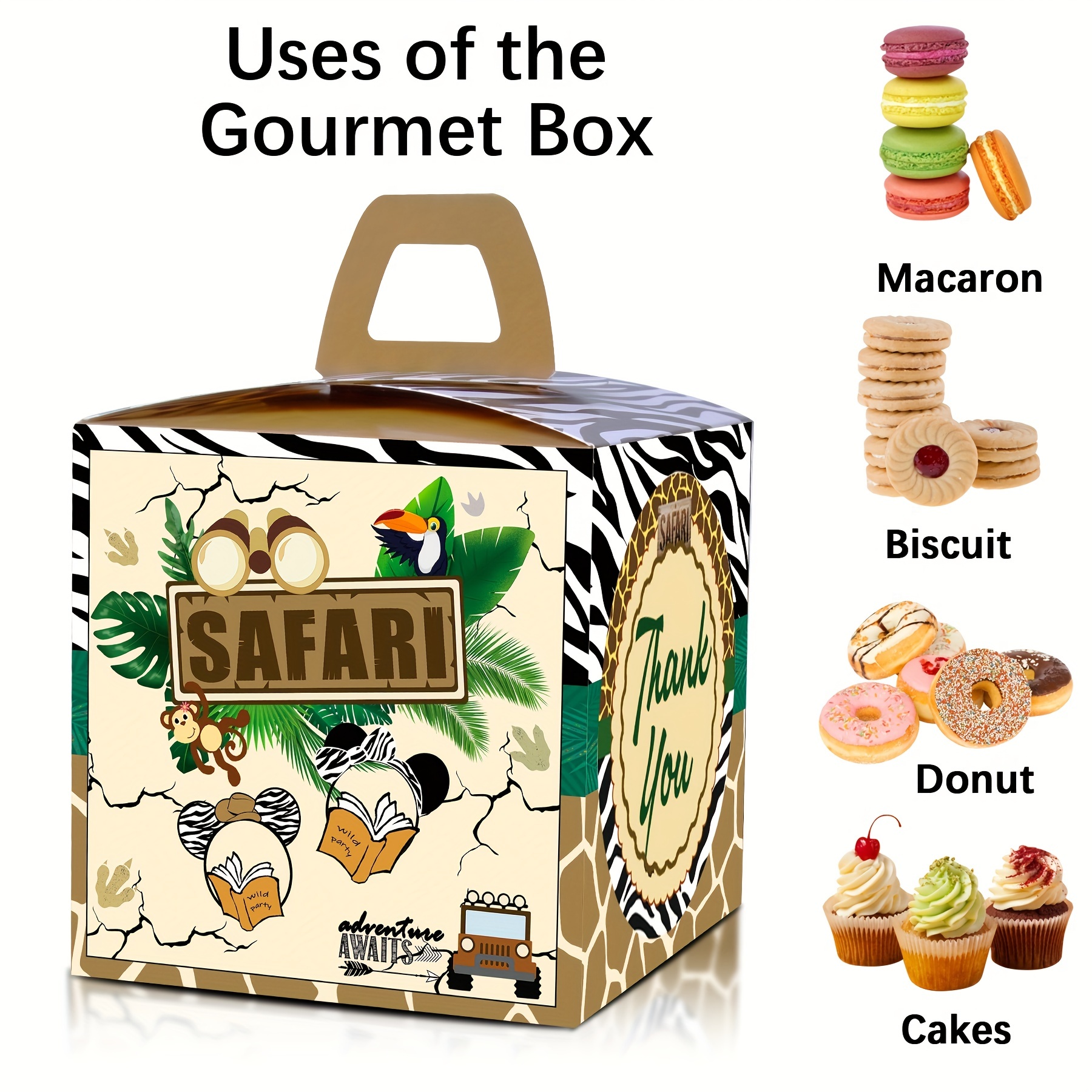 Adventure Safari Goodie Boxes Jungle Mouse Safari Animal - Temu