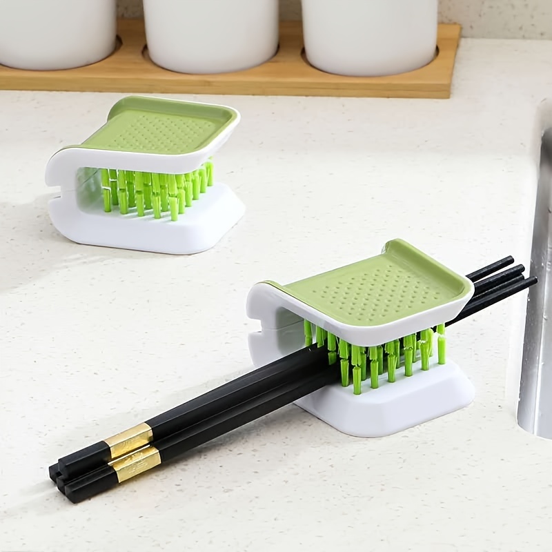 1pcs-- Blade Brush Knife Cleaner Chopsticks And Fork Cutlery