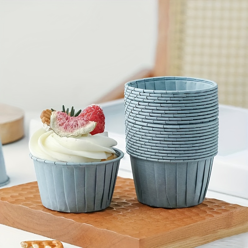 50 PCs Greaseproof Parchment Standard Size Cupcake Liners