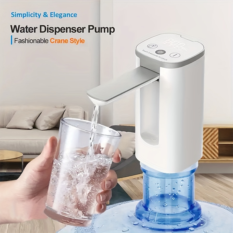Home Wireless Usb Rechargeable Water Dispenser Pump - Temu